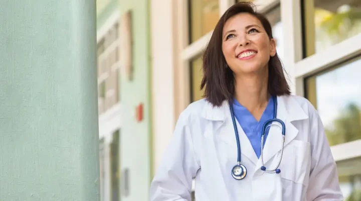 doctor smiling