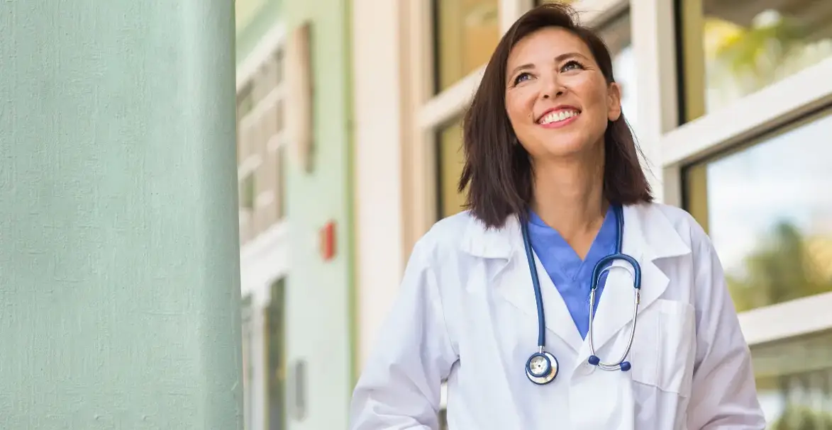 doctor smiling